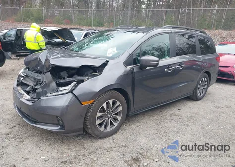 2022 Honda Odyssey Ex-L z USA, uszkodzony, nr VIN 5FNRL6H75NB031904